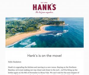 Hanks Kitchen News Nov 21