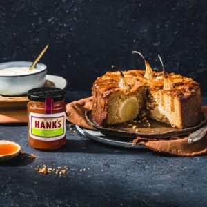 Pear & White Chocolate Cake